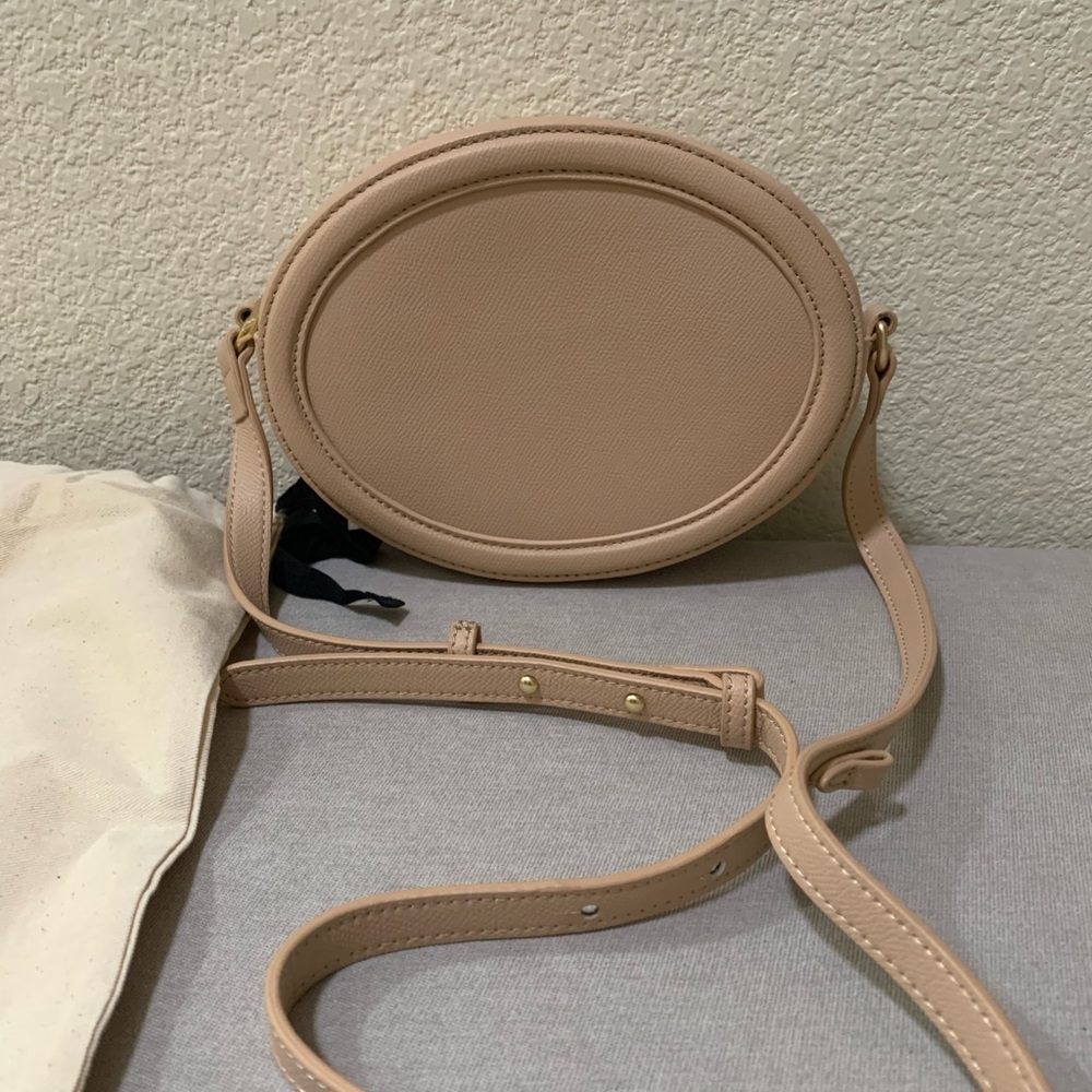 The Daily Edited Essentials Oval Crossbody Bag Pecan